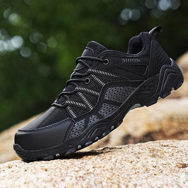 

Кроссовки для походов для женщин Износостойкая женская спортивная обувь для активного отдыха Кроссовки для скалолазания и треккинга Женская обувь для ходьбы 39 чёрный