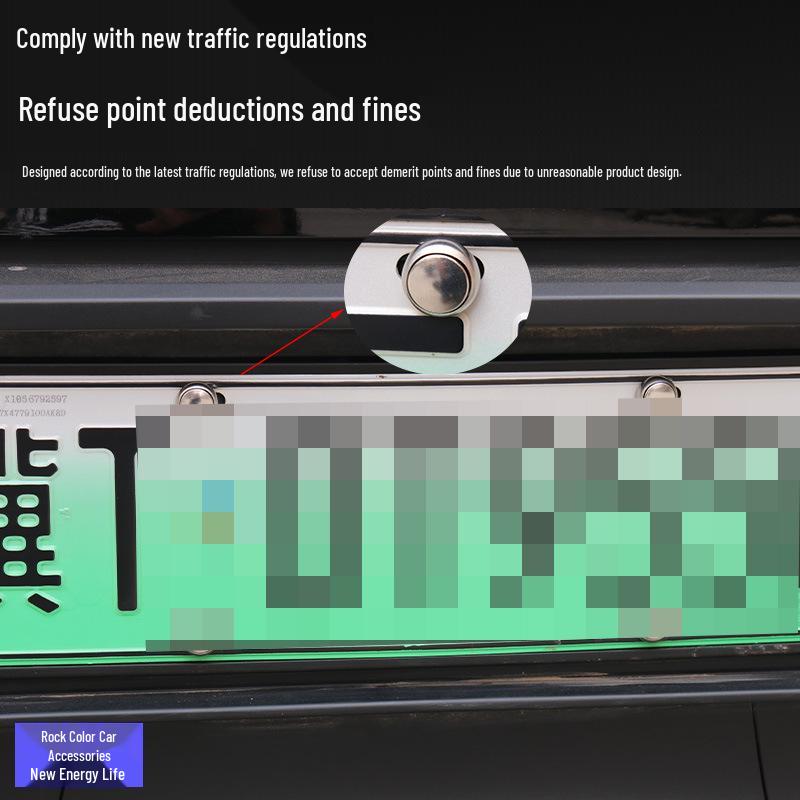 Tesla Model 3/Y License Plate Frame: Holder, Protective Cover, Light, and Accessories for Electric Vehicles