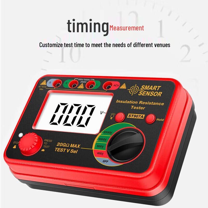 CEM ST907A+ Handheld Digital Insulation Resistance Tester (CN Version)