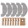 Dust Bag Replacement Set Along with Mop Cloths for MONSGA MS1 MAX Vacuums