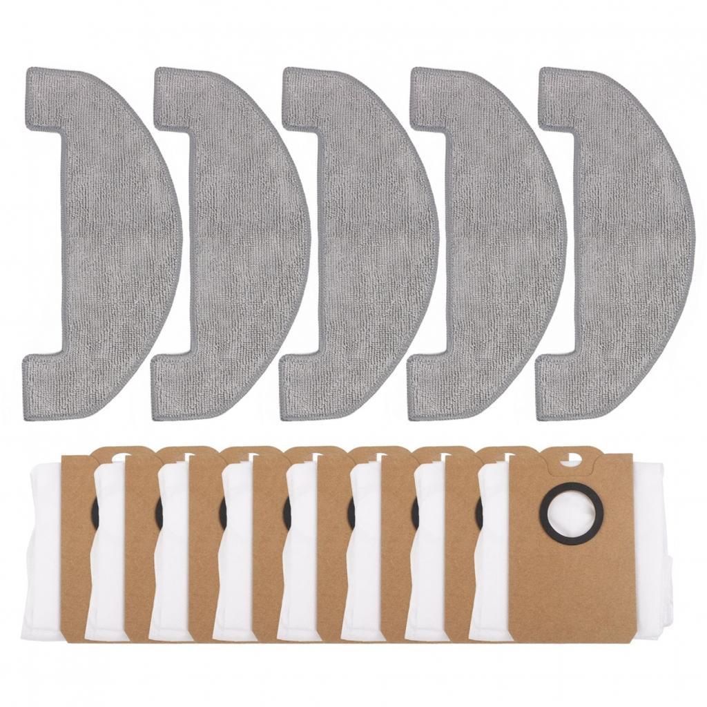 Dust Bag Replacement Set Along with Mop Cloths for MONSGA MS1 MAX Vacuums