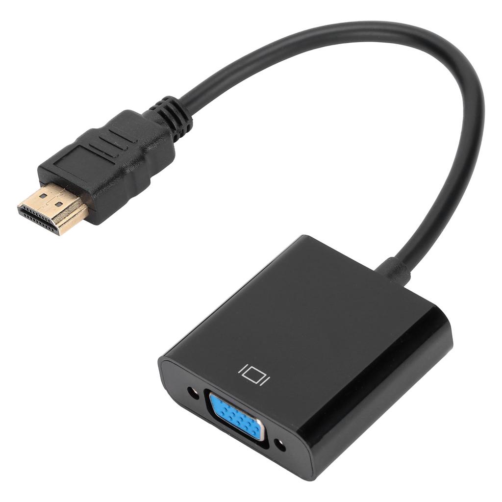 HighDefinition Multimedia Interface to VGA Adapter 1080P HD Portable ABS Converter
