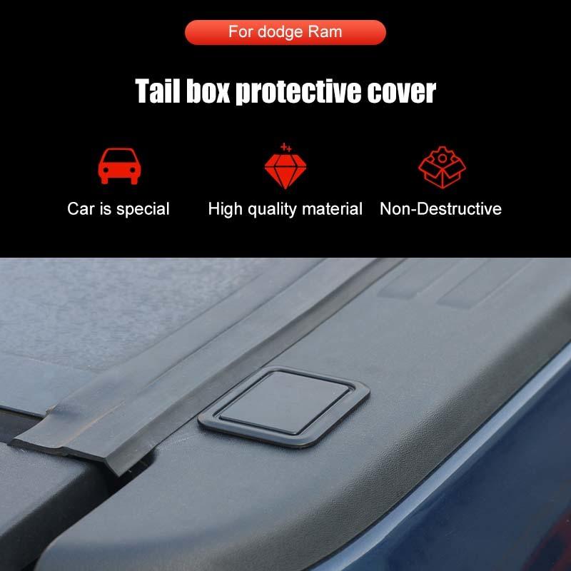 Boot Tailbox Protection Cover Protective Sticker For Dodge RAM 2018-2023 ABS Car Accessories