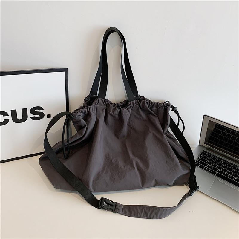 Oxford Cloth Bag For Women With Drawstring Closure And Multiple Pockets For Daily Use