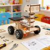 Solar Powered Moon Vehicle Kits Craft Project Toy for Indoor Fun Outdoor Experiment Science Experience Entertainment Toy