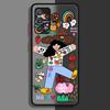 Case for Samsung Galaxy A73 A33 A16 A15 A35 A14 A23 A34 A36 A56 A55 A17 A52 A52S A72 A54 A53 Phone Cover Cartoon Character Cat