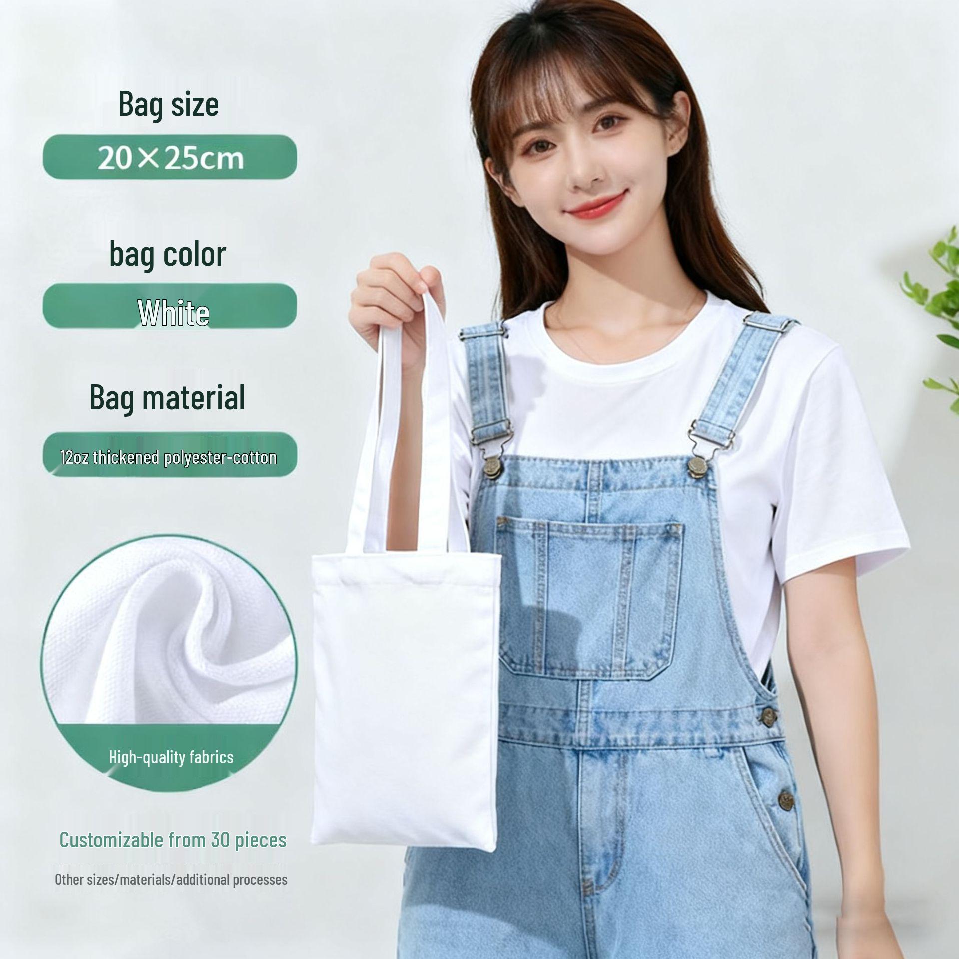 Индивидуальная экологичная холщовая сумка для покупок с логотипом и молнией