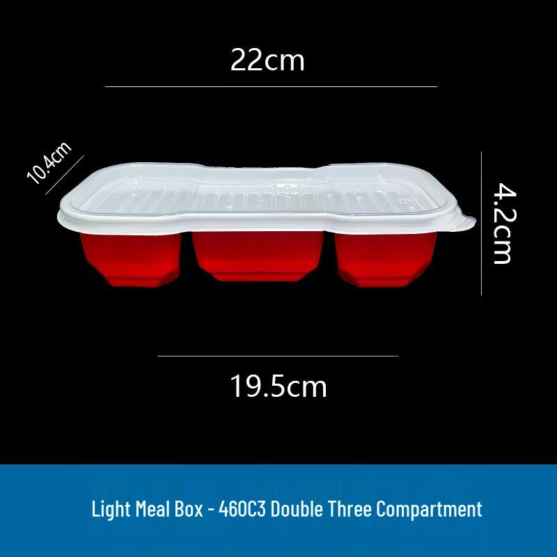 Disposable Partitioned Meal Boxes 300 Count/Box