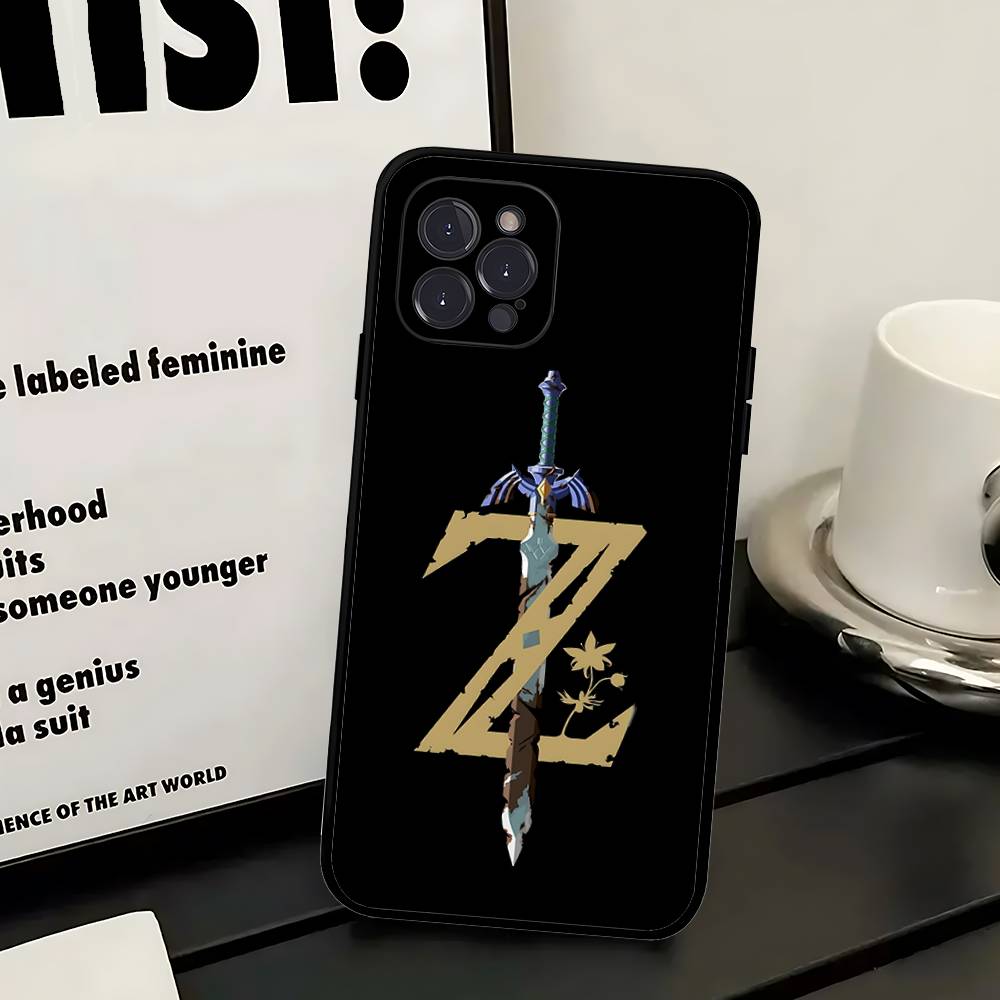 Hot Game L-Legendes-Z-Zeldaes For Iphone 17 Air 16 15 14 13 12 11 Pro Max Plus Black Cover TPU Soft Phone Case