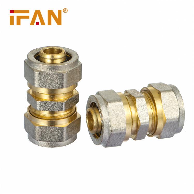 Copper Union Fitting for 1/2" & 3/4" PEX-AL-PEX Pipe - Underfloor Heating Accessory