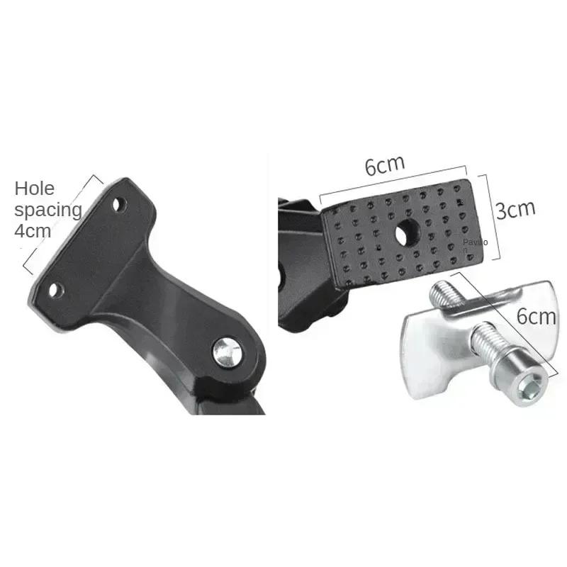 Verstellbarer Fahrradständer Aluminiumlegierung MTB/Schnee/Faltrad/Elektrofahrzeug Fahrrad Seitenständer Ständer 22-29 Zoll
