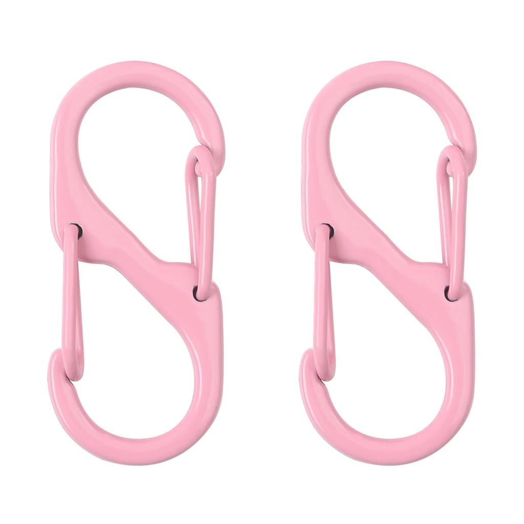 4-50Pcs Alloy+Iron Spray Paint Double S Buckle Clasps For Key Bag Accessories