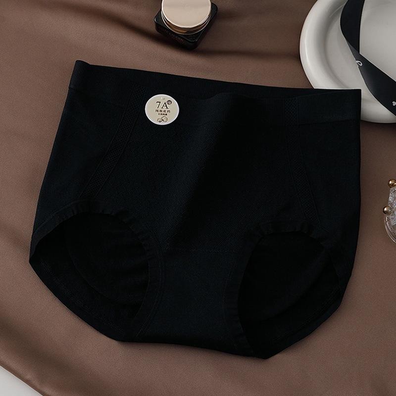 Large Size Lady Spring 7A Antibacterial Crotch Abdominal Lift Hip Breathable Non-scar Waist Triangle Briefs