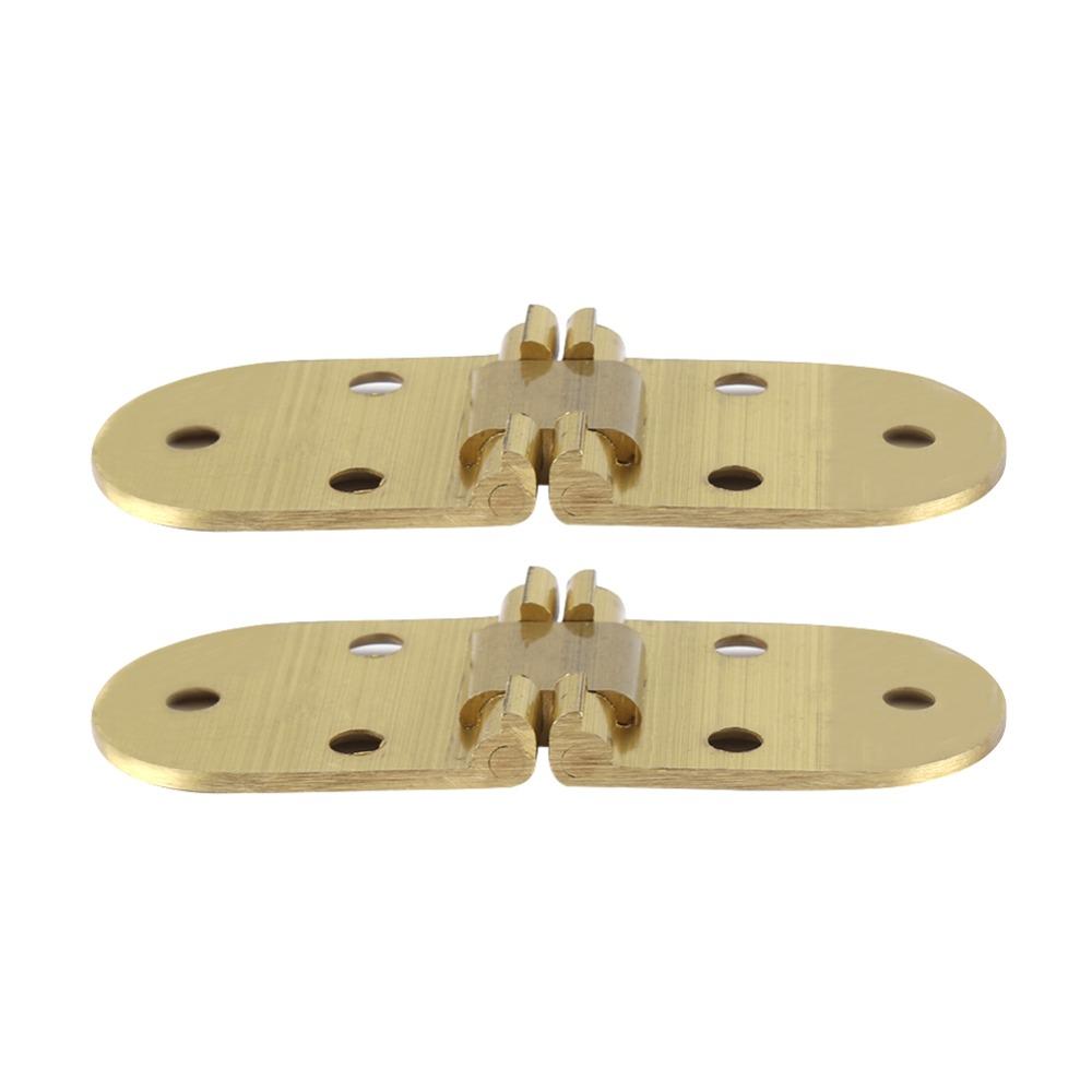 2pcs Round Edge Drop Leaf Hinge 80x30mm Flap Hinge Solid Hinge  Folding Table