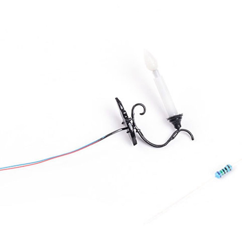 12V White/Warm Light Model ABS Metal Material Sand Table Chandelier Dollhouse Wall Lamp