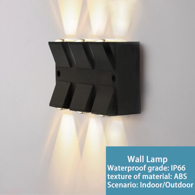 LED Outdoor Wall Lights  Exterior Wall Sconce IP66 Waterproof Led Sconce Lamp for Porch Front Door Garden Wall Lamp