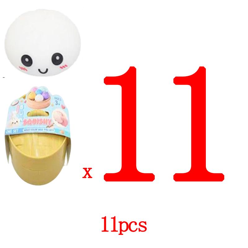 Steamed Stuff Bun Anti-Stress Ball Fidgets Durable Toy Dumpling Squishies Soft Slowing Rebound Foam Durable Toy Ultra-Soft Decompression