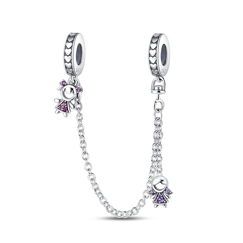 Copper Fashion Charms Bead Colorful Parrot Peacock Carousel Dangle Fit Original Accessories Bracelets Diy Jewelry