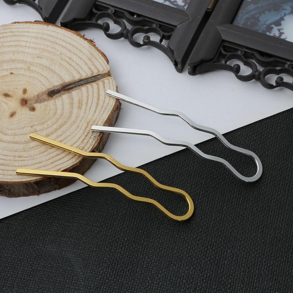 Basic Metal Hairpin DIY Material for Crafting Hair Jewelry