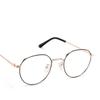 Metal Anti Blue Light Polygon Myopia Glasses Finished Women Men Photochromic Gray Prescription Eyeglasses 0 -50 -75 -100 To -400
