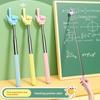 Langlebiger Edelstahl-Lehrzeiger Teleskopstange Fingerdesign Lehrstock Klassenzimmer Fingerzeiger Lehrerzeiger