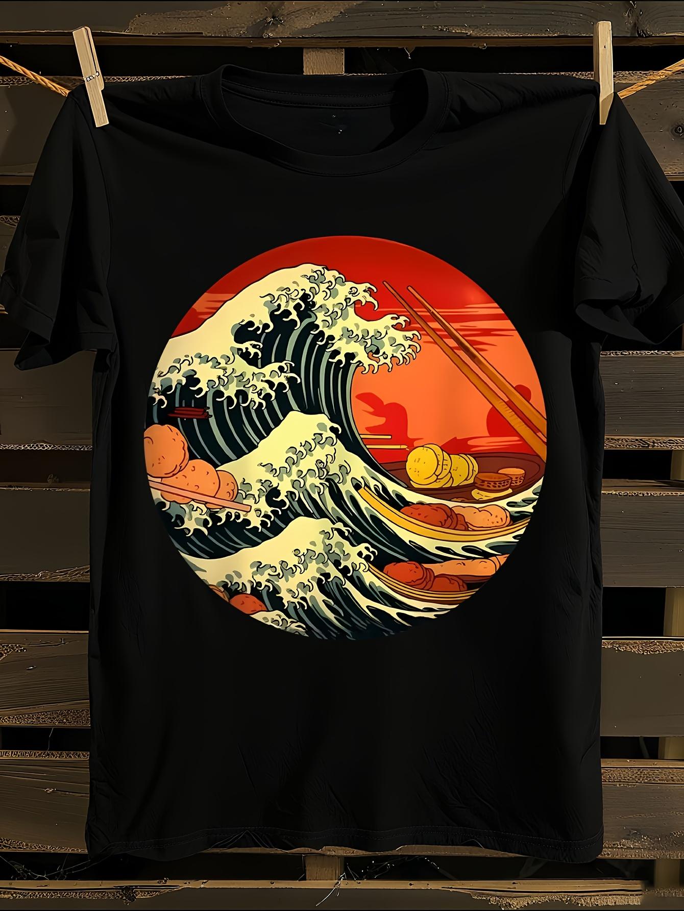 s Great Wave off Kanagawa T-shirt L