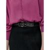 Maxza Square Buckle Eyelet Banding Belt Zd04ab400on
