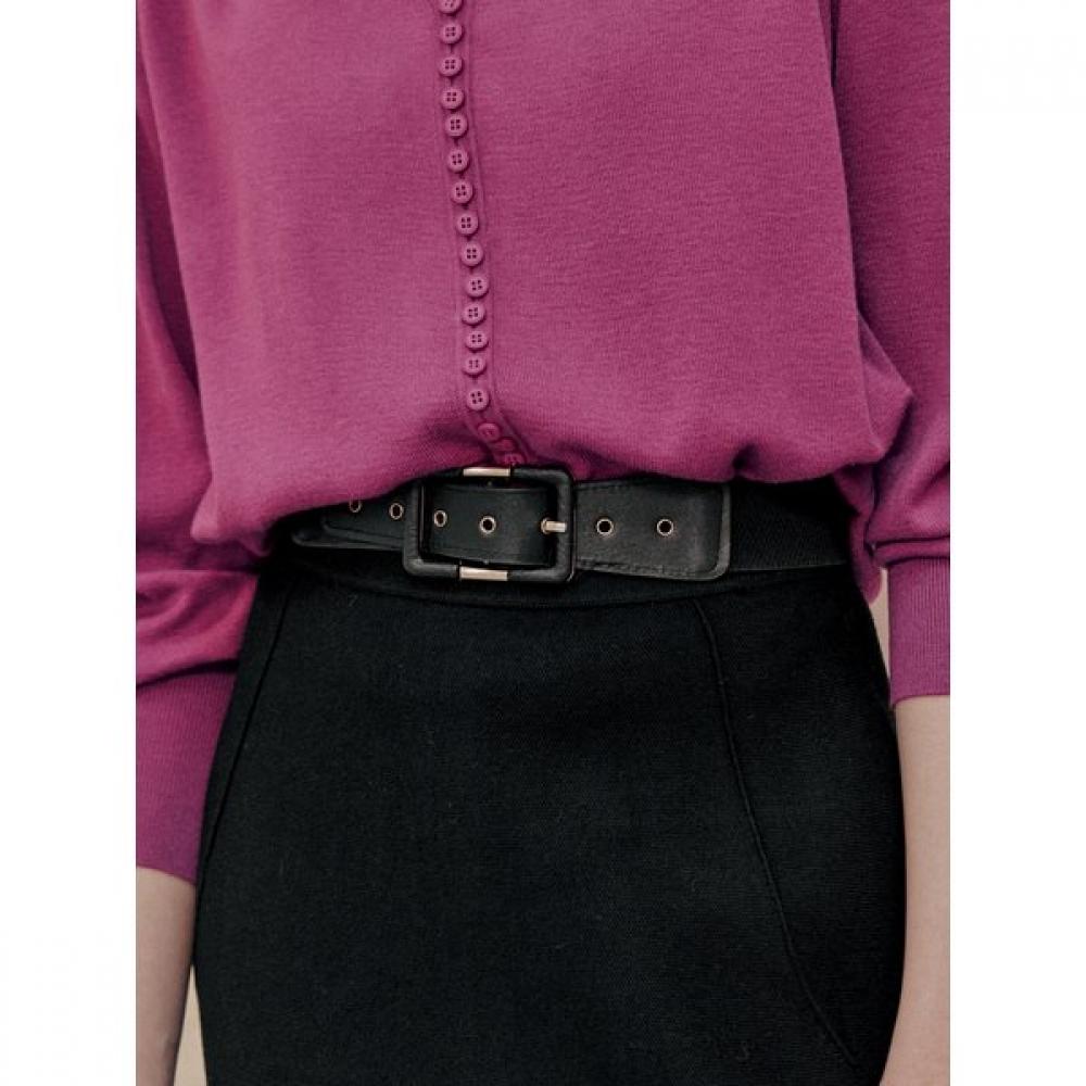 Maxza Square Buckle Eyelet Banding Belt Zd04ab400on