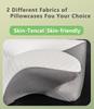 Cross-Border Slow-Rebound Memory Foam Ox Horn Neck Support Pillow