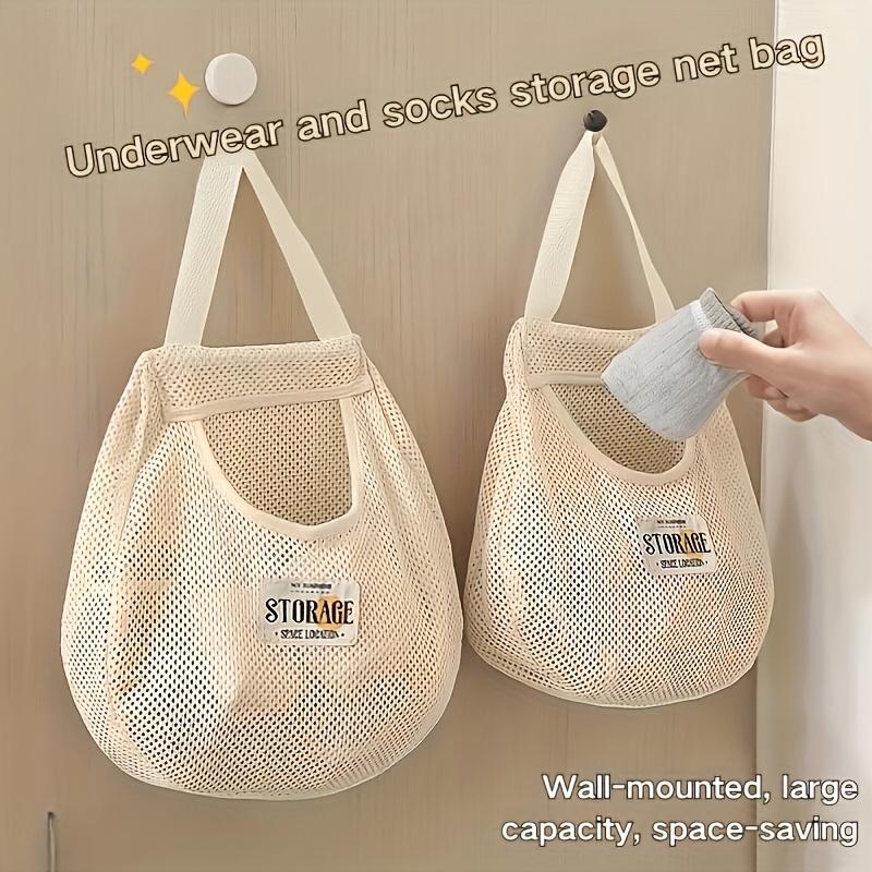 1/2pcs Sock Storage Hanging Organizers Bag Socks Stocking Space Saving Dorm Bedroom Closet Drawer Wardrobe Storage Organizer