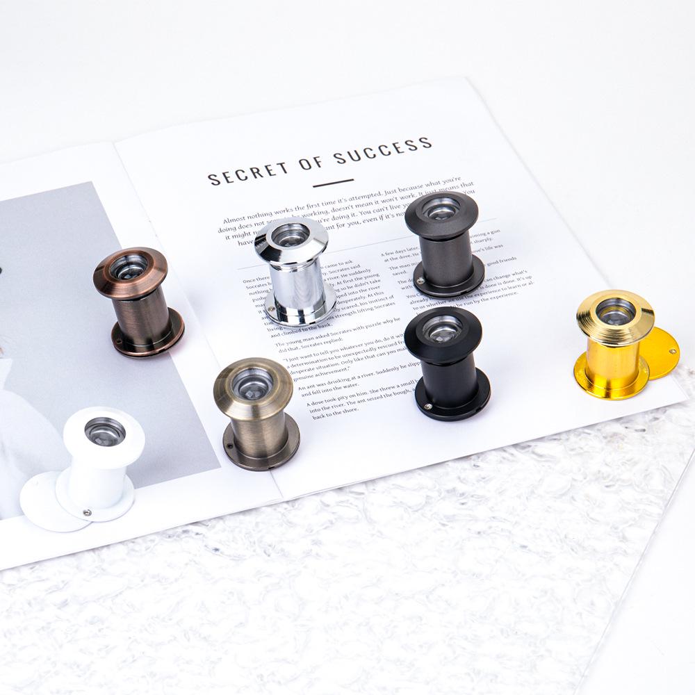 Zinc Alloy Adjustable Peephole Viewer - Anti-pry HD Cat Eye for Apartment Doors