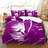 Baki Hanma Bedding Set Adults Boys Anime Bedding Set Duvet Cover Set Single Double Queen King Size Quilt Cover Pillowcase