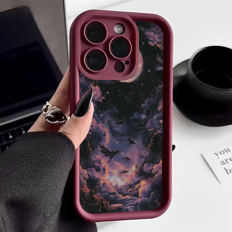 Mysterious Magic Star Moon Pattern Phone Case For Samsung Galaxy S25 S24 S23 S22 S21 S20 Ultra Plus FE A15 A35 A54 A55 Cover