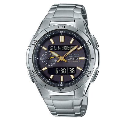 Wave Ceptor Черный x Золотой [Casio] WVA-M650D-1A2JF Мужские Часы, Радиоуправляемые на Солнечной Батарее,