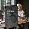 Mini Pocket DAB Digital Radio FM Receiver RDS with LED Display Portable MP3 Player Support TF Card Sleep Time Set