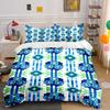 Pixelated Blue Floral Pattern. Bedding Sets Duvet Cover Sets Duvet Covers Pillowcases(1* Duvet Cover 2* Pillowcases Without Duvet Insert)