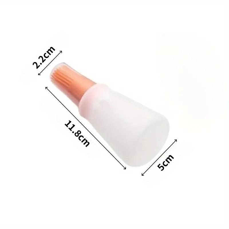 1pc Silicone Basting Brush with Oil Dispenser - Food Grade, Perfect for BBQ & Pastry Cooking, Kitchen Essential