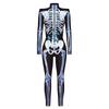 Skeleton Jumpsuit Soft Breathable Vivid 3D Printing Skeleton Bodysuit for Role Play