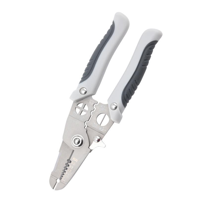 Multi-functional Electrician's Wire Stripper & Pliers with Crimping, Peeling, Twisting, Cutting & Scissors Functions