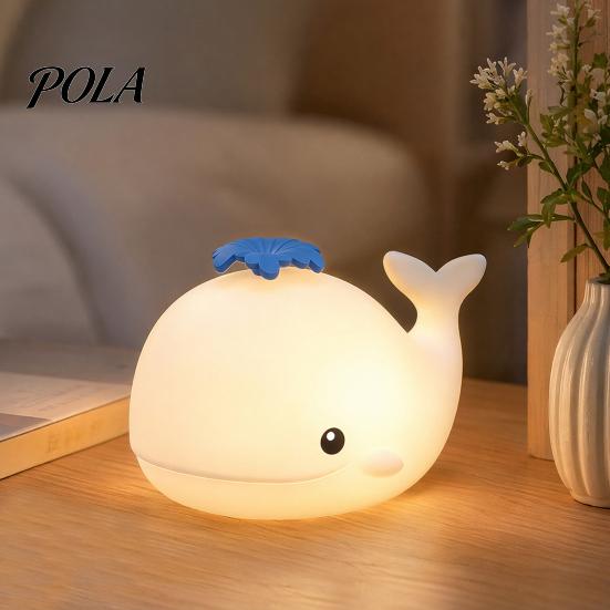 Rechargeable Baby Nursery Light Night Light, Silicone Touch with 30-Min Auto Timer, 7 Color Changing Automatic Timer Kids Bedside Lamp, Cute