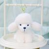 Plush Poodle Dog Toy Gift For Girls With Keychain And Bag Decor