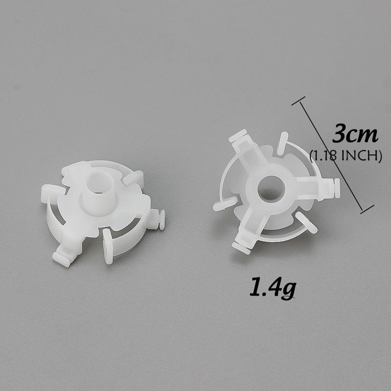Fixed Clip To Prevent Bobbins from Falling Off Bobbin Holder  Simple White Plastic Bobbin Clip 2 Pcs/pack