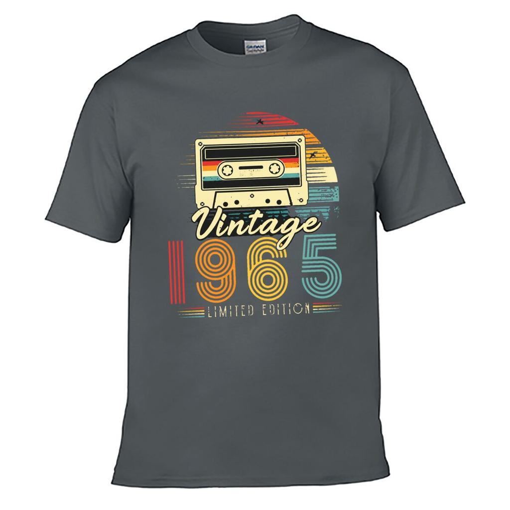 Vintage Limited Edition Retro Cassette Graphic Unisex Summer Washed Tee Loose Distressed Top