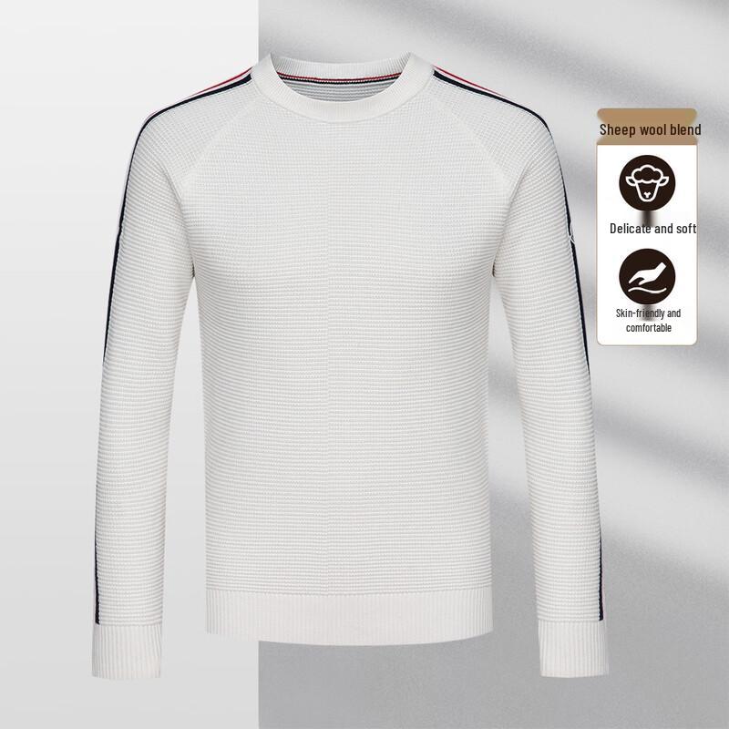 

Antonio Men s Easy Care Wool Blend Jacquard Knit Pullover Sweater 2XL /54