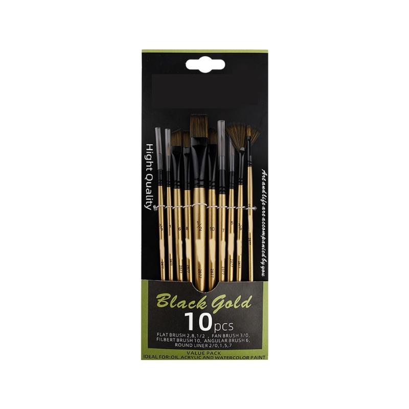 

Professional Watercolor Brushes Featuring Nylon Bristles for Enhances Pigment Absorption Ideal for Artists and Students 1