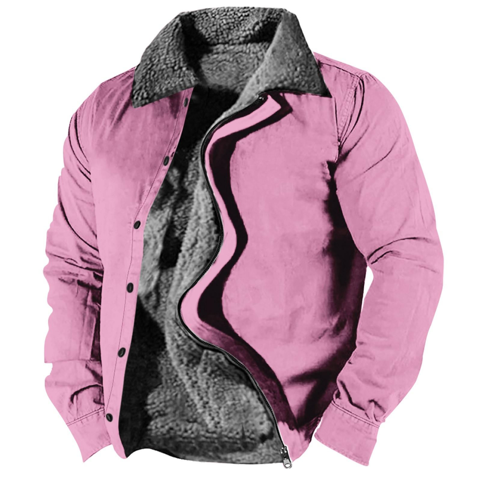 Мужская зимняя Повседневная куртка на пуговицах с длинным рукавом и принтом на Хэллоуин — фото 11