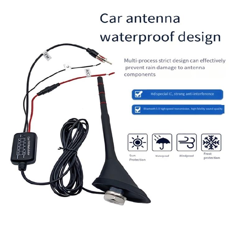 Weather Resistant Car Roof Antenna Plastic Car Antenna Whip Styles Antenna Efficient Vehicle Antenna for Vehicles
