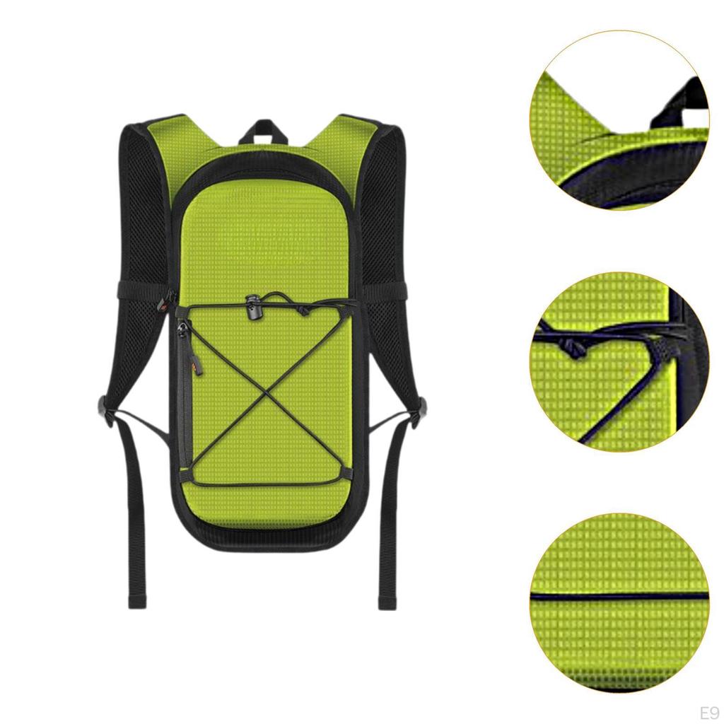 Kadın Erkek için Hidrasyon Sırt Çantası Günlük Çanta Hafif Su Torbası Taşınabilir Seyahat