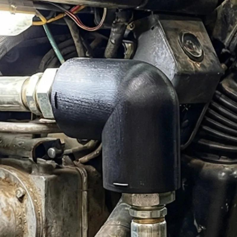 Air Vent Outlet L Elbow Connector Bend Piece Duct Pipe Ducting Hose Connect for Diesel Heater Car Truck VAN Camper 60MM/75MM