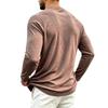 Men's Vintage Raglan Long Sleeve Crewneck T-Shirt Casual Base Layer Top for Everyday Wear